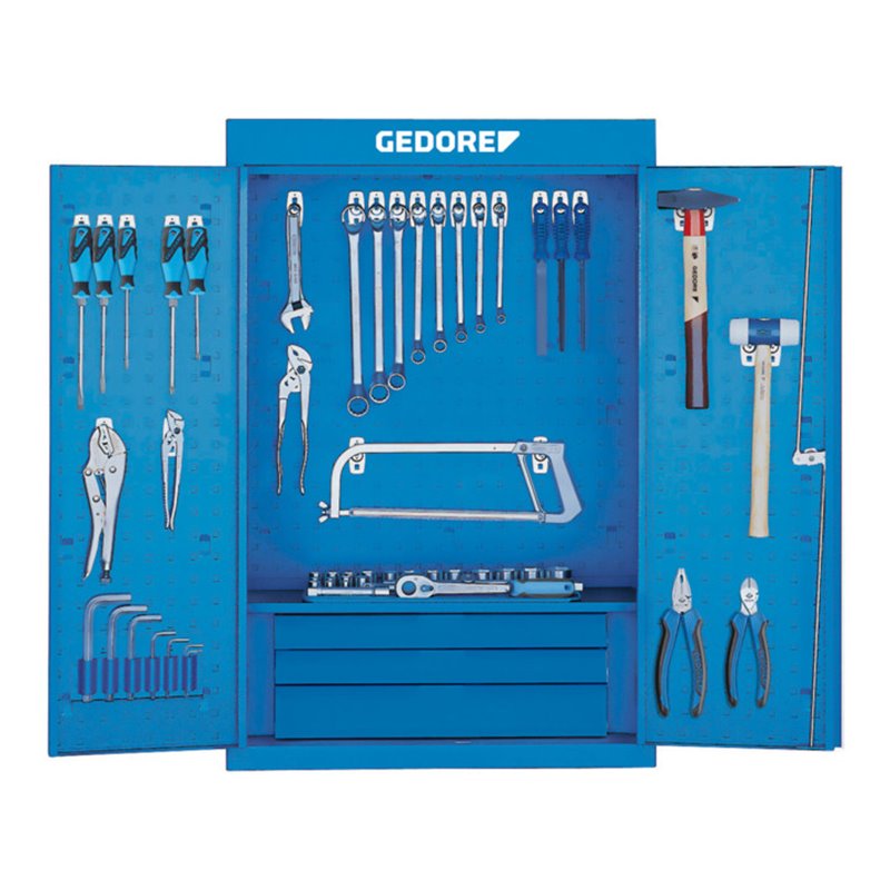 Gedore Werkzeugschrank mit Hakensortiment 1500 HS 11