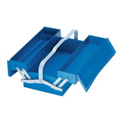 Gedore 1263 L Werkzeugkasten, leer, 3 Fächer, 160x420x225 mm