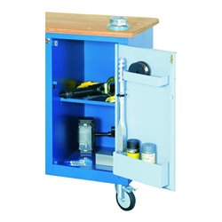 Gedore Rollwerkbank mit 7 Schubladen und Schraubstock