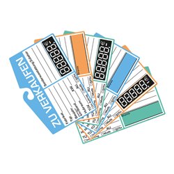 Eichner Spiegelanhänger Preisschild Analog