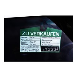 Eichner Spiegelanhänger Preisschild Analog