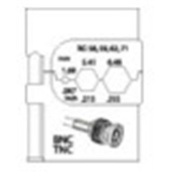 Gedore 8140-14 Modul-Einsatz für Koax-Verbinder RG 58/59/62/71