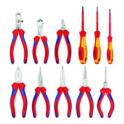 KNIPEX 00 19 41 Werkzeug-Rolltasche 11-teilig