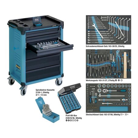HAZET Werkstattwagen Assistent mit Sortiment 178-6/169 169-teilig