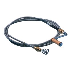 Rohrreinigungswelle D.12mm L.5m Krallen-D.50mm m.Messingkuppl.