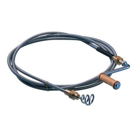 Rohrreinigungswelle D.12mm L.5m Krallen-D.50mm m.Messingkuppl.