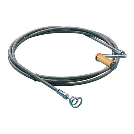 Rohrreinigungswelle L.5m Wellen-D.12mm Krallen-D.50mm doppellag.m.Stahlkuppl.