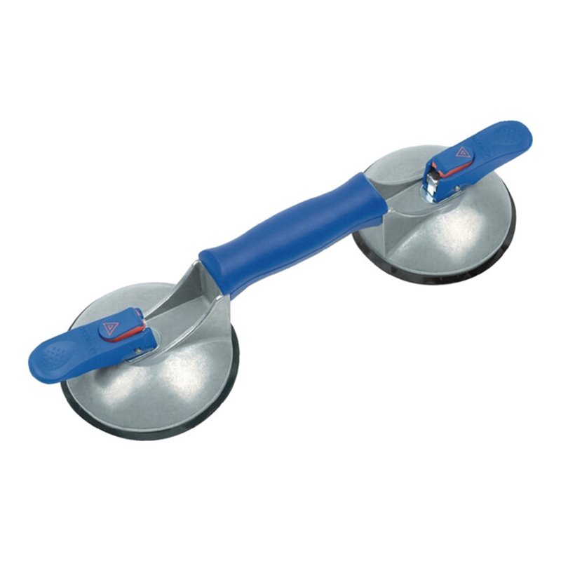 Saugheber Trgf.b.50 kg senkrecht,Kopf-D.120mm 2-Kopf Alu.-Körper