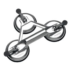 Saugheber 3Kopf b.100kg Kopf-D.120mm Alu.-Körper