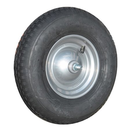 müba Luftrad m.Achse u.Kugell.D.400mm Radbreite 100mm