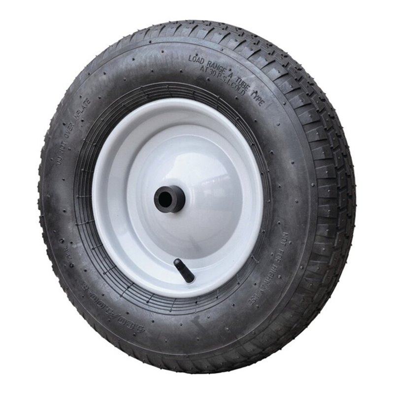 Luftrad D.400mm Radbreite 100mm m.Achse u.Kunststoffgleitlager CAPITO