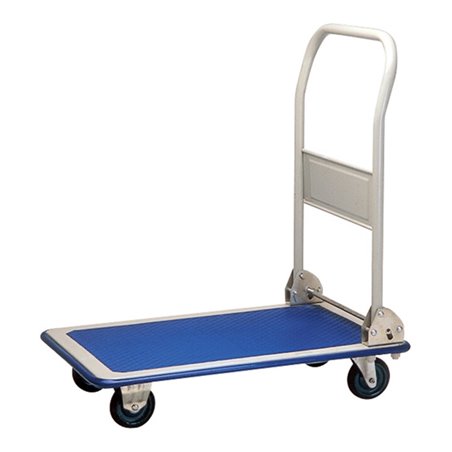 Plattformwagen Ladeflächen L720xB470mm STA hellgrau Trgf.150kg