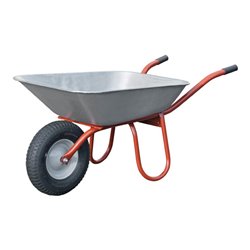 Schubkarre Carry 85l Luftrad Stahlfelge m.Kunststoffgleitl.CAPITO