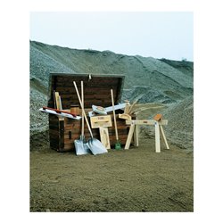 Baustellen-Werkzeugkiste Breite 1300mm Höhe 700/600mm Tiefe 650mm