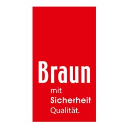 Baurolle Seilraddurchmesser 190mm m.Hakensicherung u.Kreuzbügel BRAUN