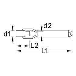 Gedore D 48 Zündkerzensteckschlüssel UD-Profil 16x20,8 mm