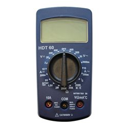 HDT Multimeter Digitalanzeige 2-600 V AC/DC 200 mA - 10 A AC/DC