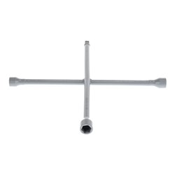 Gedore Kreuzsteckschlüssel, für PKW, 17 x 19 x 21 mm x 1/2', Radkreuzschlüssel, Reifenwechsel Auto, Werkzeug, 28 PUV