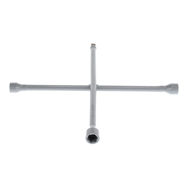 Gedore Kreuzsteckschlüssel, für PKW, 17 x 19 x 21 mm x 1/2', Radkreuzschlüssel, Reifenwechsel Auto, Werkzeug, 28 PUV