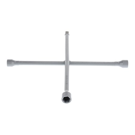 Gedore Kreuzsteckschlüssel, für PKW, 17 x 19 x 21 mm x 1/2', Radkreuzschlüssel, Reifenwechsel Auto, Werkzeug, 28 PUV