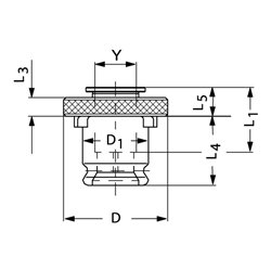 Wilke Schnellwechseleinsatz SE 18 mmx14,5mm Gr.3 f.DIN 374/376 M22-24