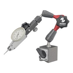 Magnetmessstativ STRATO-LINE R. 130mm Gesamt-H. 220mm Haftkraft 300 N FISSO