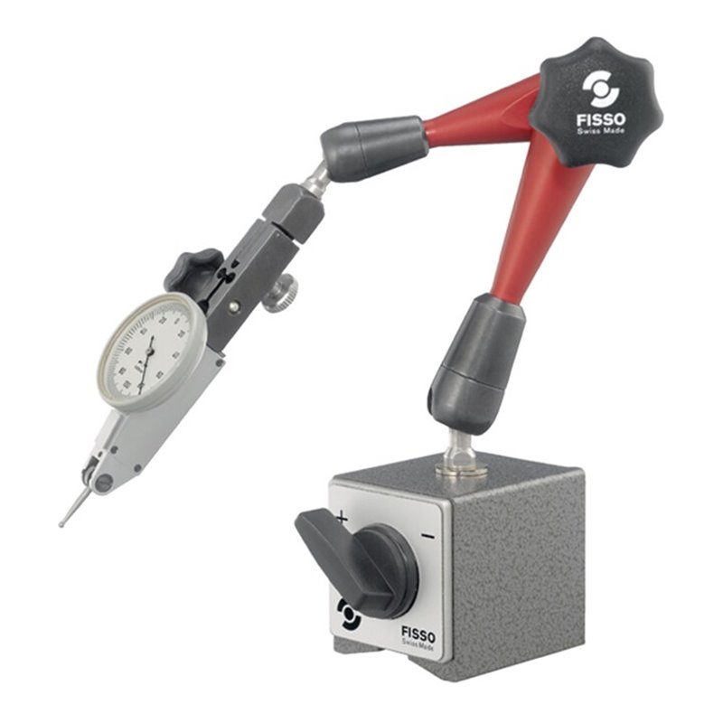 Magnetmessstativ STRATO-LINE R. 280mm Gesamt-H. 390mm Haftkraft 750 N FISSO