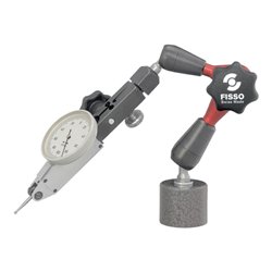 Magnetmessstativ STRATO-LINE R. 130mm Gesamt-H. 210mm Haftkraft 300 N FISSO