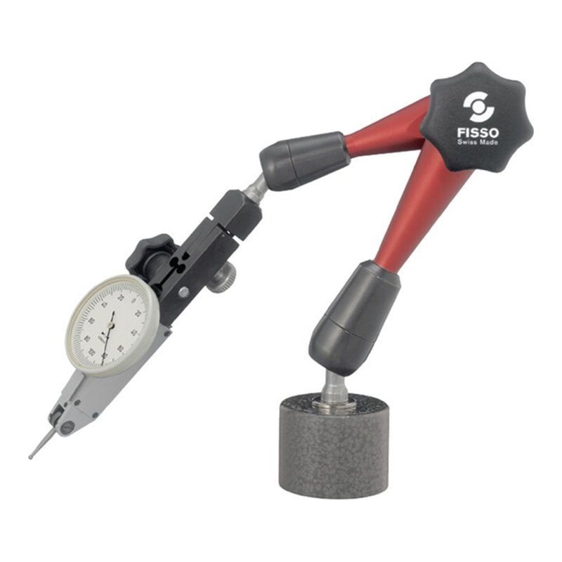 Magnetmessstativ STRATO-LINE R. 200mm Gesamt-H. 310mm Haftkraft 400 N FISSO