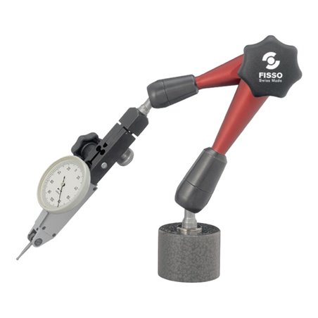 Magnetmessstativ STRATO-LINE R. 200mm Gesamt-H. 310mm Haftkraft 400 N FISSO