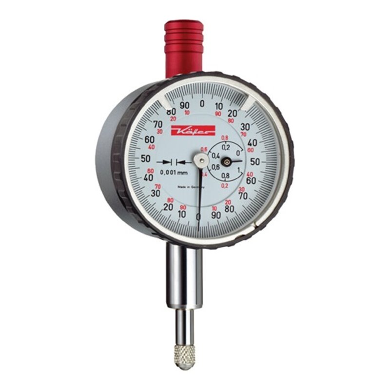 Kleinmessuhr KM 1000 S 1mm Abl.0,001mm m.Stoßschutz m.Kal.KÄFER