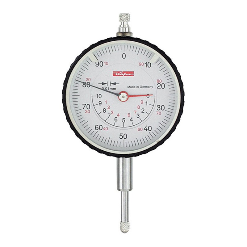 KÄFER Messuhr mit konzentrischer Anzeige, Messbereich / Gehäuse-Ø: 10/58 mm
