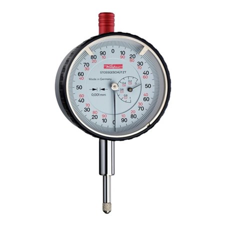 Messuhr FM1000/5 S 5mm Abl.0,001mm m.Stoßschutz m.Kal.KÄFER