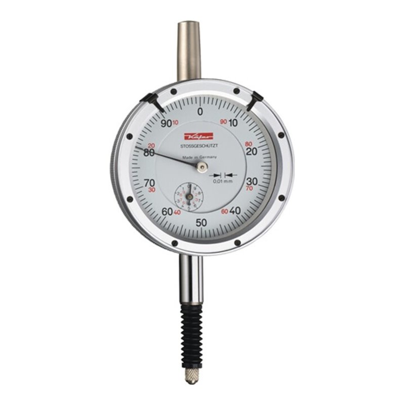 Messuhr KM500 SW 1mm Abl.0,002mm m.Stoßschutz m.Kal.KÄFER