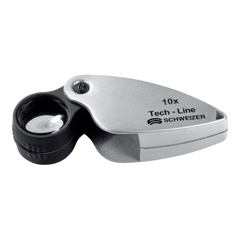 Schweizer Einschlaglupe Tech-Line Vergr. 8x Linsen-D.22,8mm
