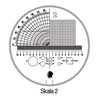Schweizer Messskala Tech-Line Skala-D.25/2,5mm Duo-Skala 2