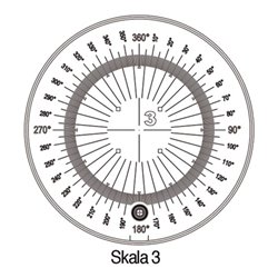 Schweizer Messskala Tech-Line Skala-D.25/2,5mm Duo-Skala 3