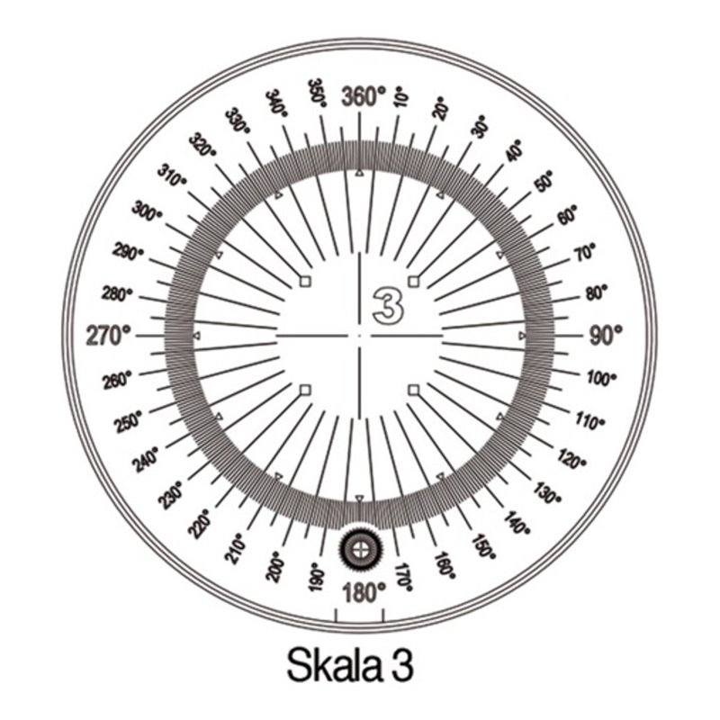 Schweizer Messskala Tech-Line Skala-D.25/2,5mm Duo-Skala 3