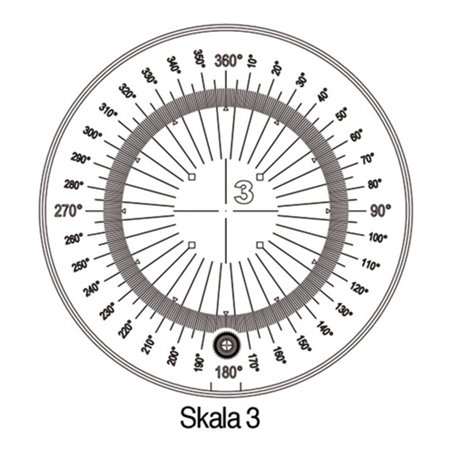 Schweizer Messskala Tech-Line Skala-D.25/2,5mm Duo-Skala 3
