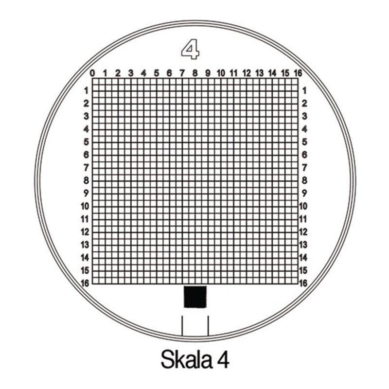 Schweizer Messskala Tech-Line Skala-D.25/2,5mm Duo-Skala 4