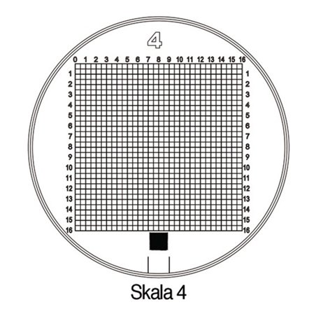 Schweizer Messskala Tech-Line Skala-D.25/2,5mm Duo-Skala 4