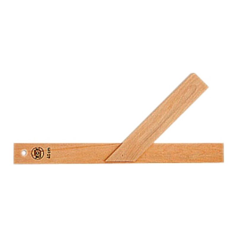 ECE Gehrungsmaß Schenkel-L.400mm m.Hohlkehle Weißbuchenholz