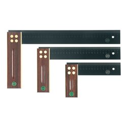 ECE Winkel Schenkel-L. 400mm gelasertemm-Skala Palisanderholz