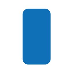 Eichner Stellplatzmarker I-Stück Pol Polycarbonat