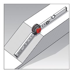 Winkelmessgerät WINKELSTAR Messber.0-270Grad Schenkel-L.80x60cm BMI