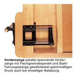 Schreinerhobelbank 65mm 900mm 2000x640x120 116kg 2220x855x900mm ULMIA