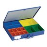 Dinzl Sortimentskasten B340xT240xH50mm 15 Fächer RAL 5007 brillantblau
