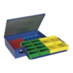 Dinzl Sortimentskasten B472xT340xH118mm 60 Fächer