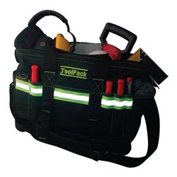 Werkzeugtasche 40x22x31 cm (BxTxH) 27 Aufbewahrungsfächer reflektierend Radiance