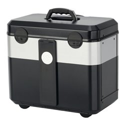 Werkzeugkoffer 230x140x300mm rollbar m.3-tlg. Schubladensatz Klappversion